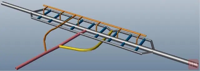 德胜隧道防灾救援站示意图。