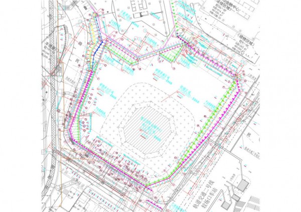 设计刻槽平面图