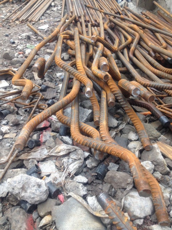 凹陷处主筋加工试样图