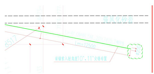 锚索设计图纸及现场加工