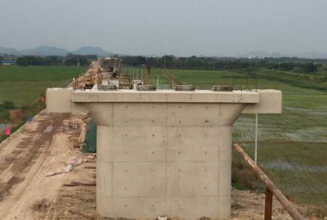 中铁二十局深茂白沙水特大桥主墩桩基全部完成