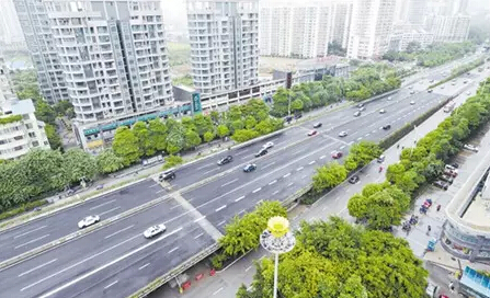 南宁一批城市立交道路改造项目相继完成
