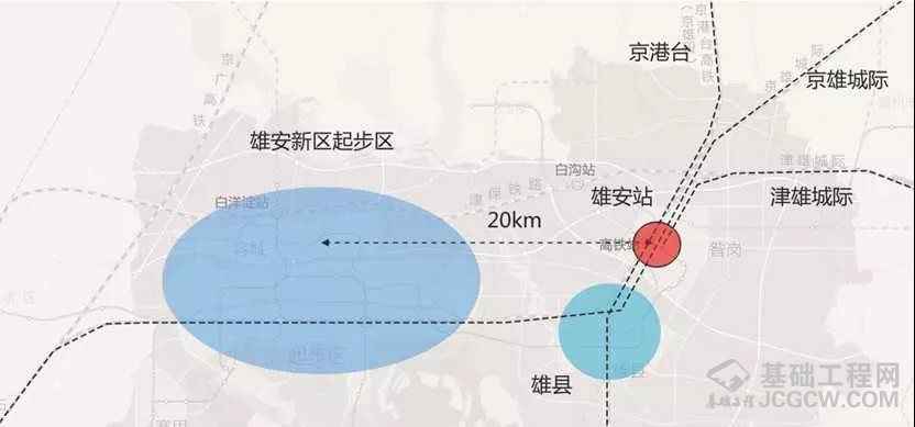 雄安站位置示意图