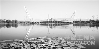 北京长安街西延新首钢大桥受访者供图 北京长安街西延新首钢大桥受访者供图