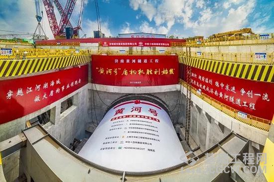 济南黄河隧道施工现场 济南黄河隧道施工现场