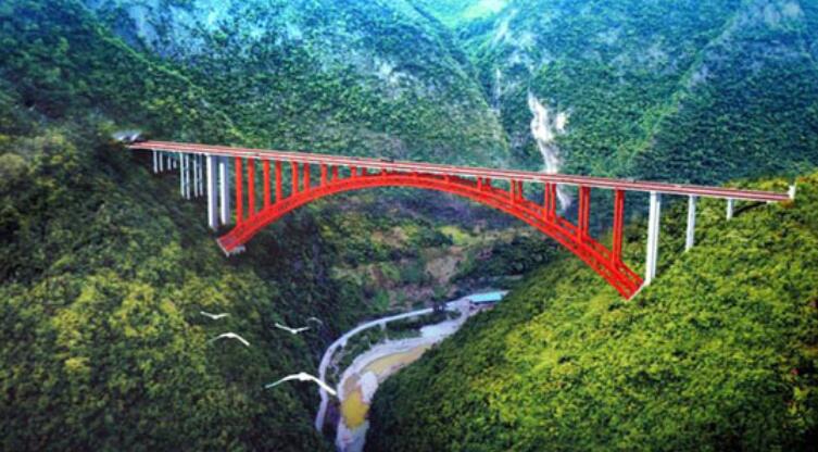 东溪河特大桥效果图。重庆巫镇高速公路有限公司供图