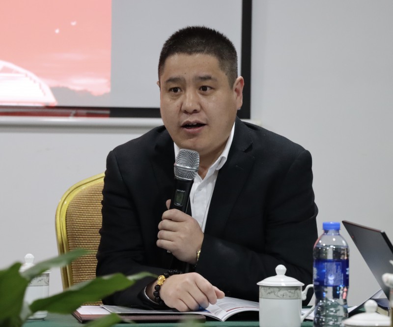 6-承办单位孙金山社长汇报大会的筹备进度